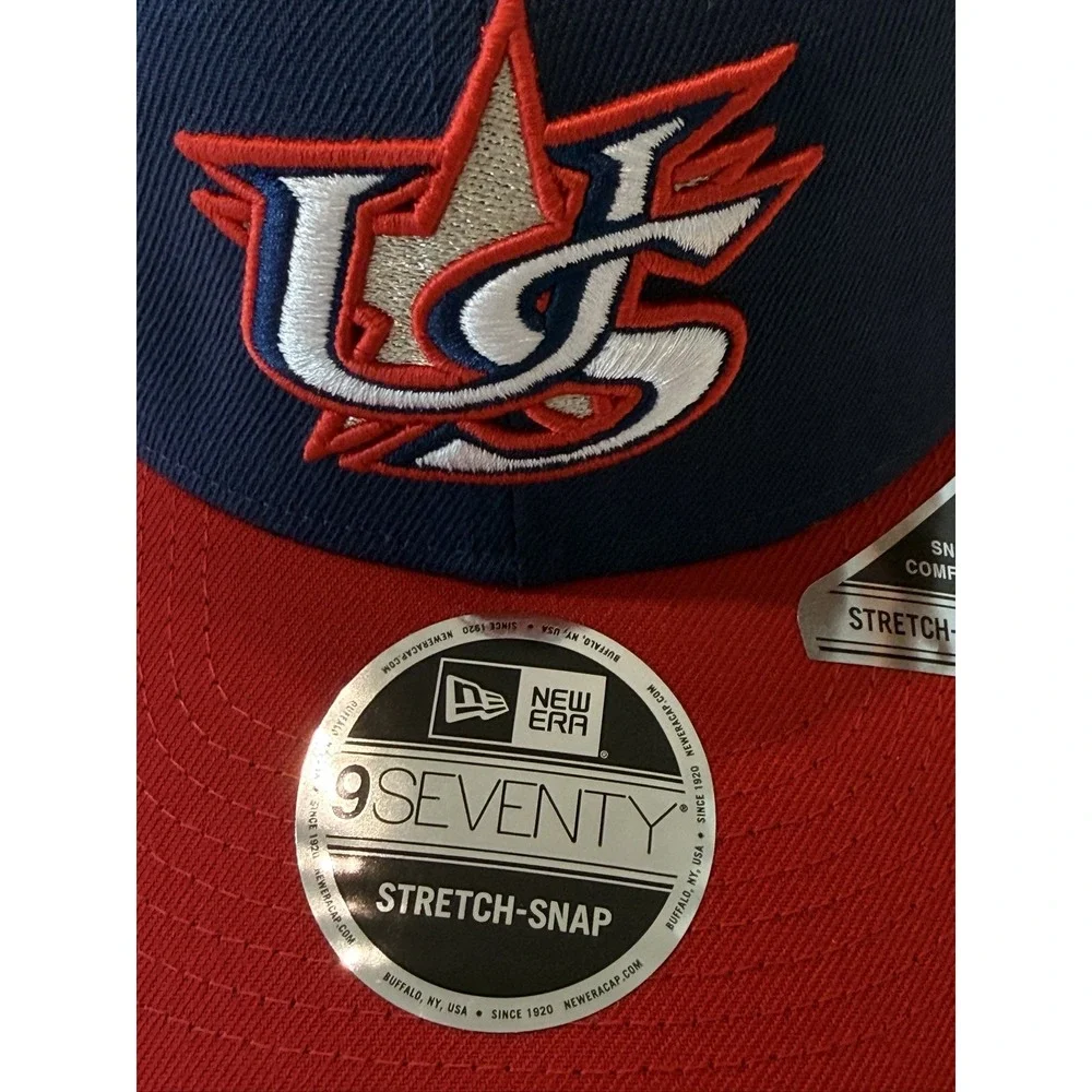 New Era 2026 World Baseball Classic USA Baseball Cap 9SEVENTY Snapback Navy Red